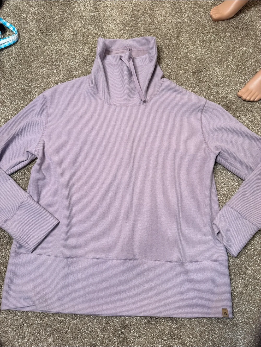 NEW Gerry Lavender Funnel Neck Women’s Sweater/sweatshirt SZ MD cozy top